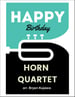 Happy Birthday Horn Quartet